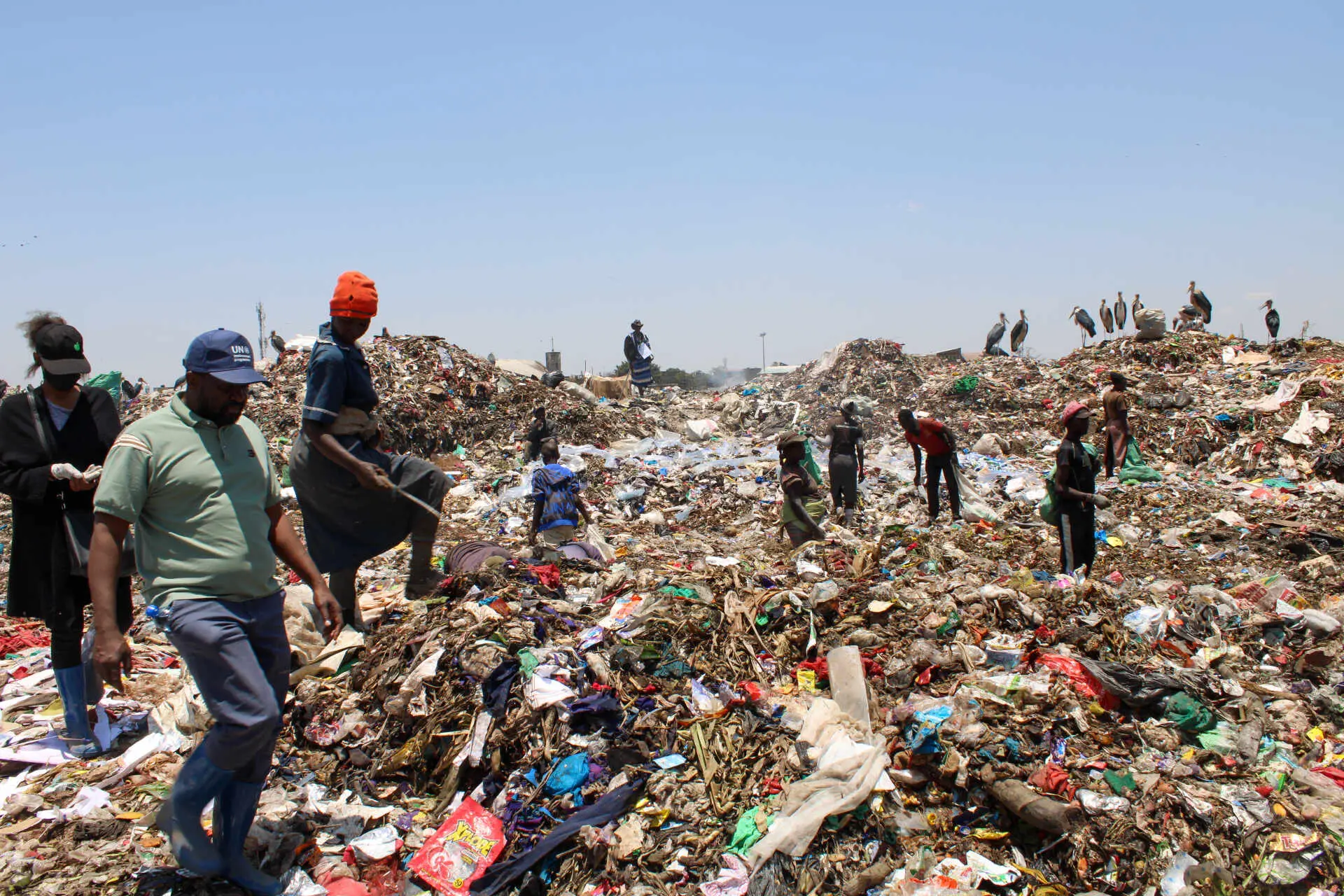 Plastic Pollution Waste Management Problem in Nairobi, Kenya. Dandora Dumpsite taken by The Eco Tribe