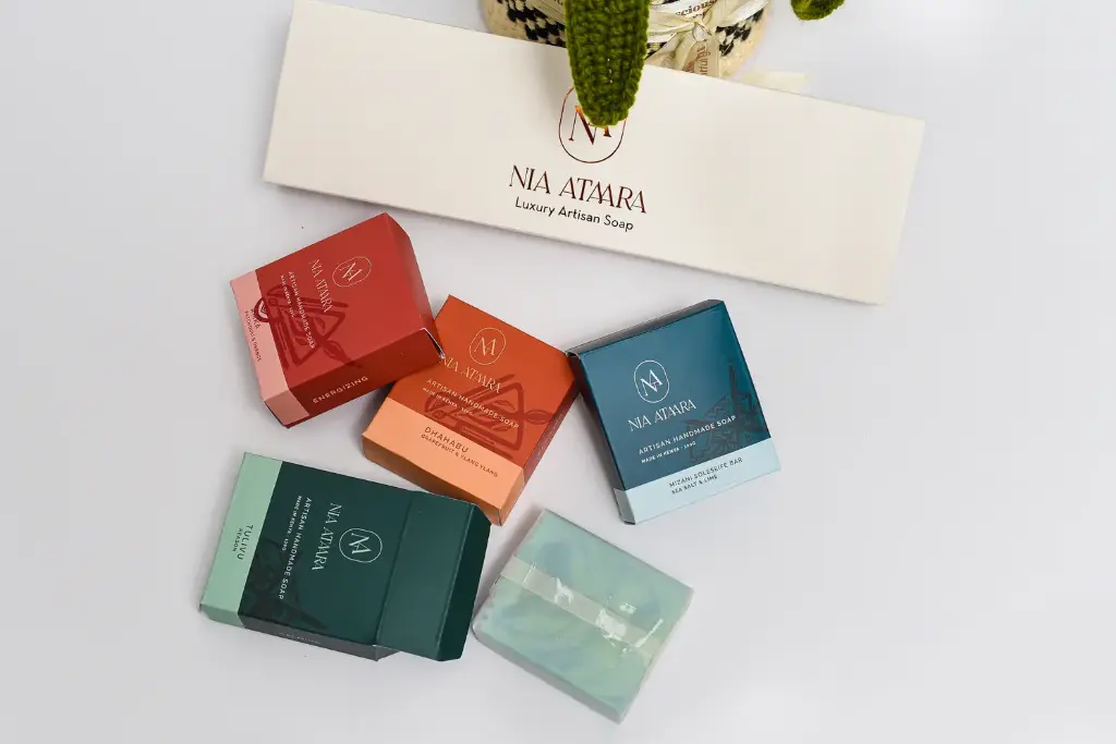 Luxury Artisanal Handmade Soaps Made in Kenya by Nia Ataara, sold by Shop EcoTribe.webp